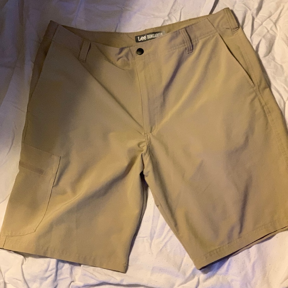 Mens Lee Dungaree Shorts